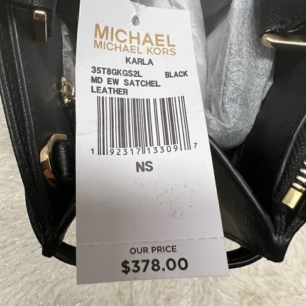 🔥🎁NWT! Michael Kors KARLA EW Satchel Handbag Msrp:$378.00 - Picture 6 of 7